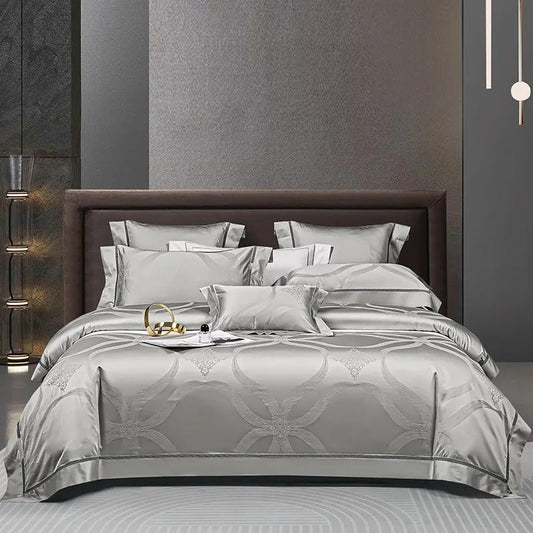 Indulge in Opulence: Arian Egyptian Cotton Jacquard Luxury Bedding Set