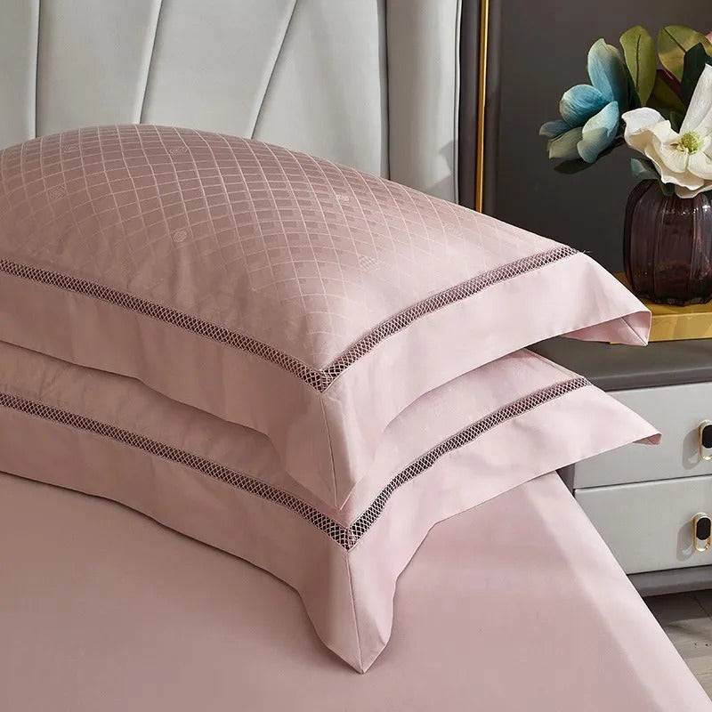 Indulge in Elegance with the Hilla Rose Luxurious Egyptian Cotton Jacquard Bedding Collection