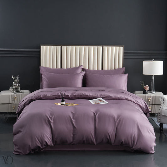 Lavish Purple Bamboo Bedding Set - Experience the Green Dream