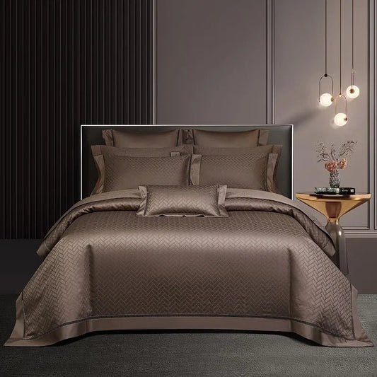 Indulge in Luxury with the Jana Jacquard Egyptian Cotton Bedding Collection