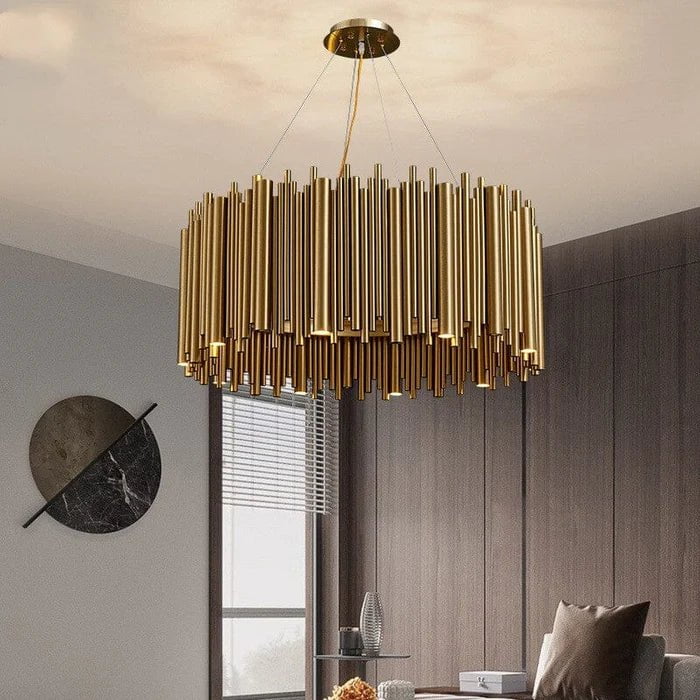 Gold Nest Chandelier