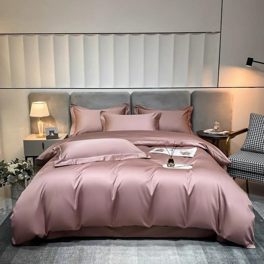 Chic Neo Rosy Brown Cotton Bedding Collection