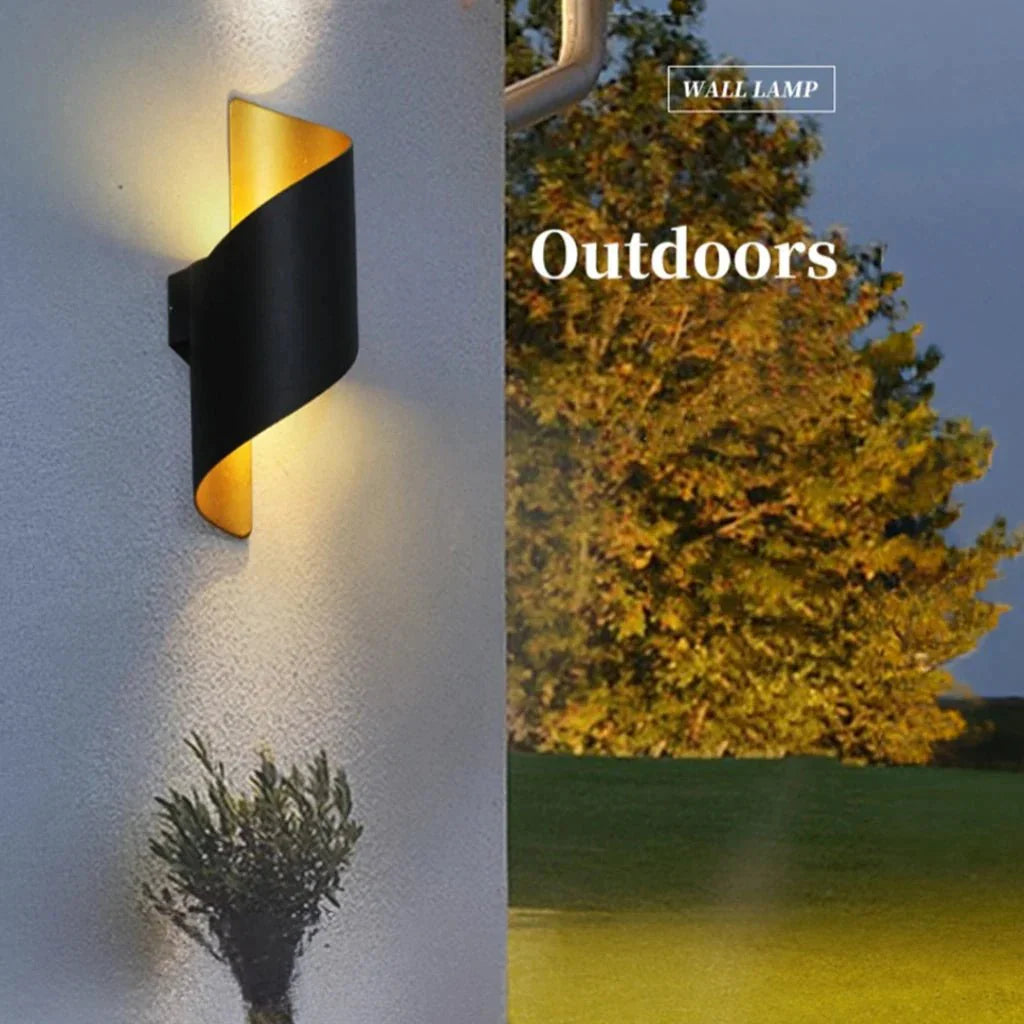 Twist Light outdoor wall lamp