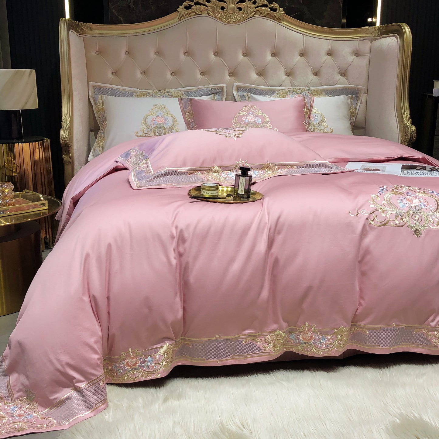 Prarie Pink Duvet Cover Set (Egyptian Cotton)