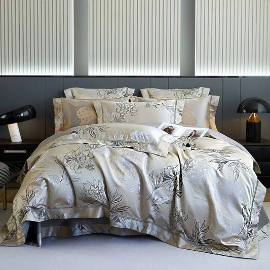 Elegant Alma Vintage Jacquard Bedding Collection