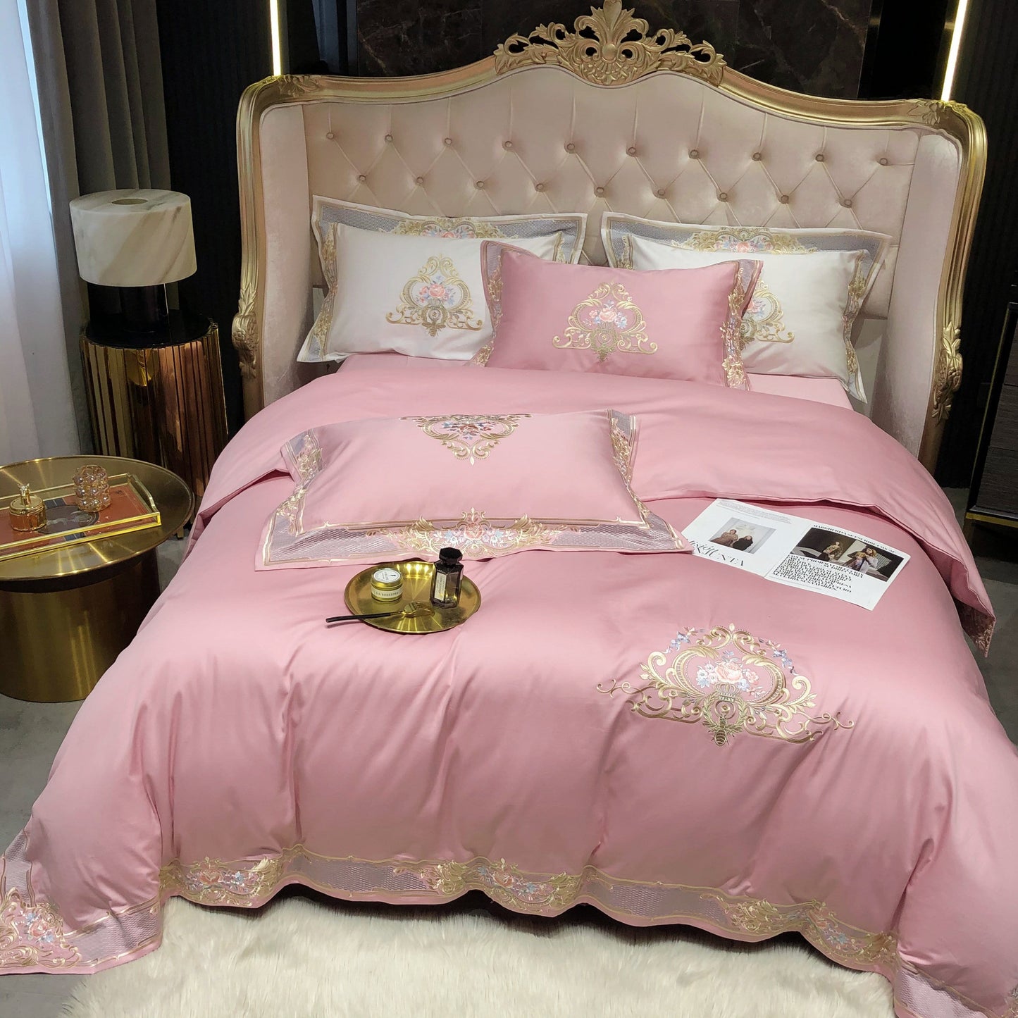 Prarie Pink Duvet Cover Set (Egyptian Cotton)