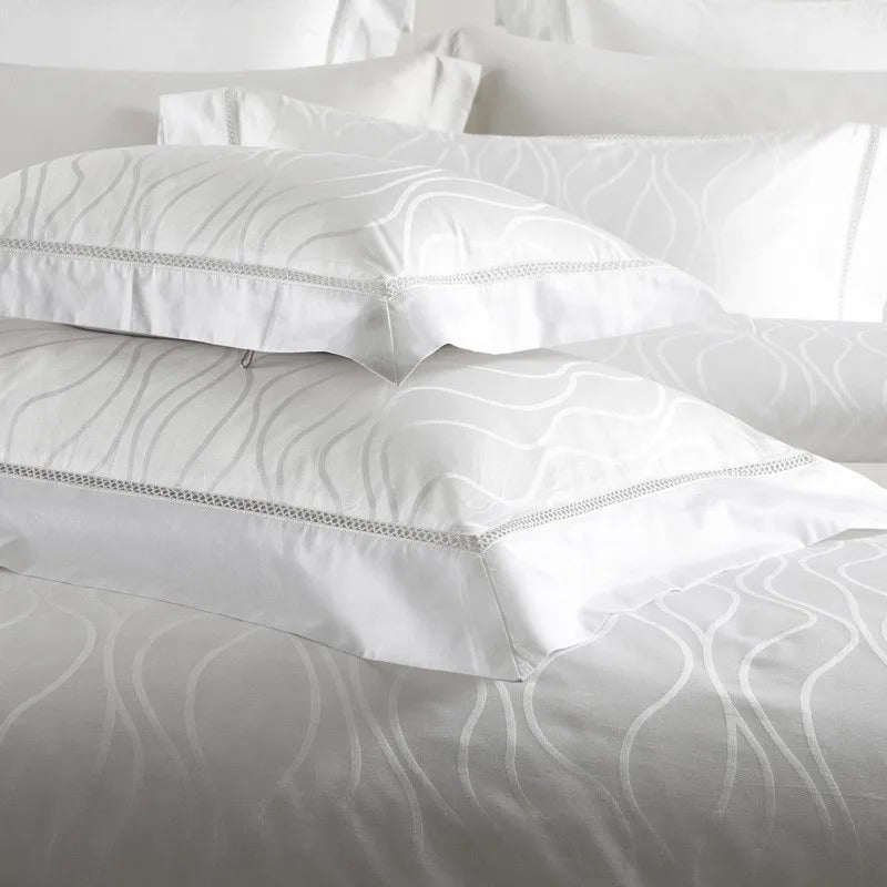 Indulge in Luxury with the Isla Egyptian Cotton Jacquard Bedding Set