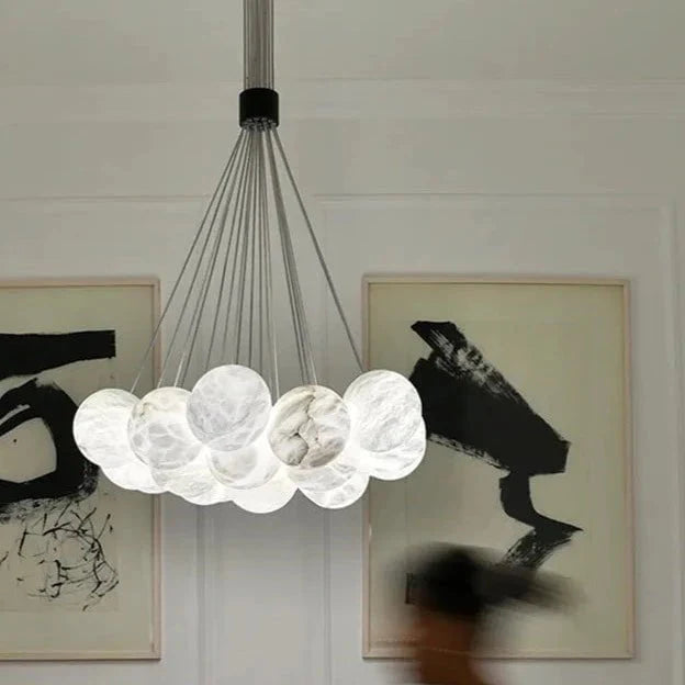 Ora Cloud Alabaster Chandelier