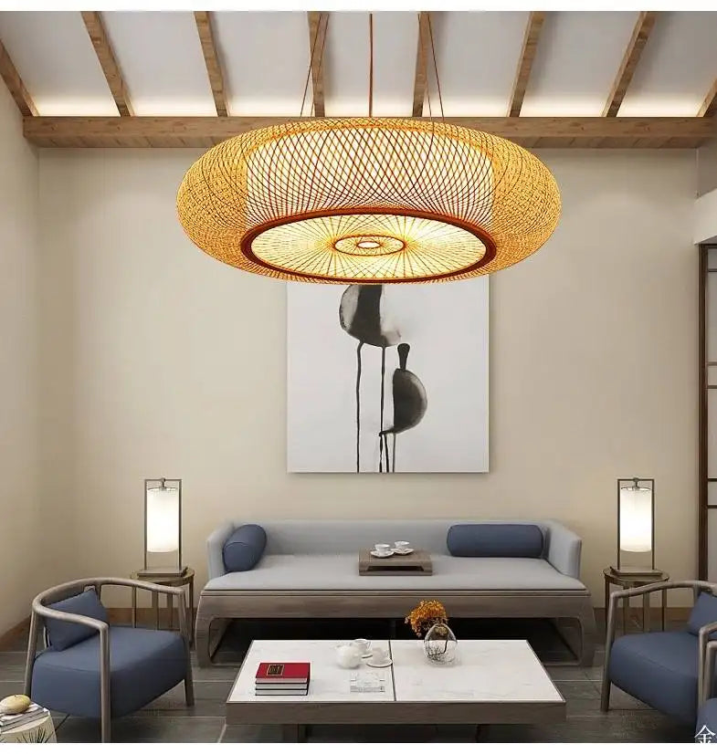 Japandi Fusion LED Chandelier