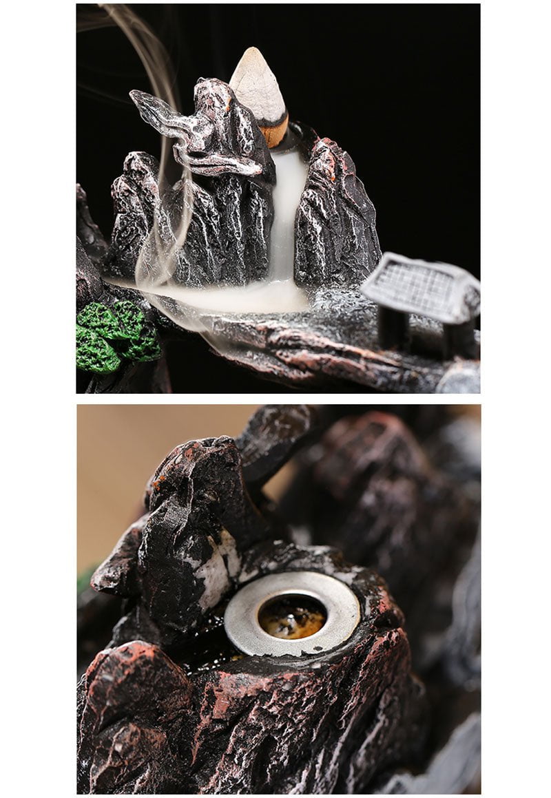 Misty Mountain Incense Burner Lamp