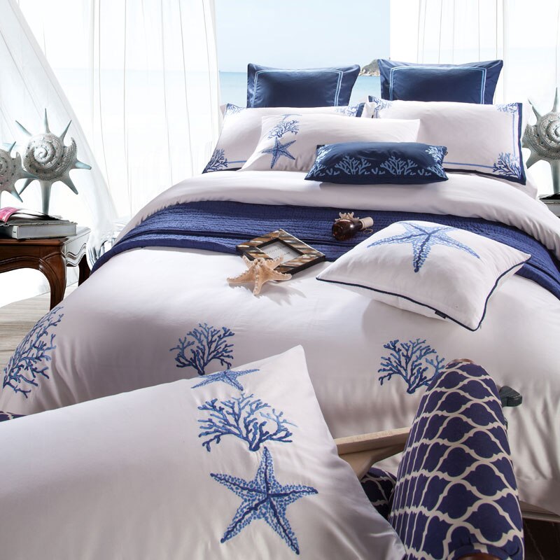 Opulent Amellora Egyptian Cotton Embroidered Silk Bedding Collection