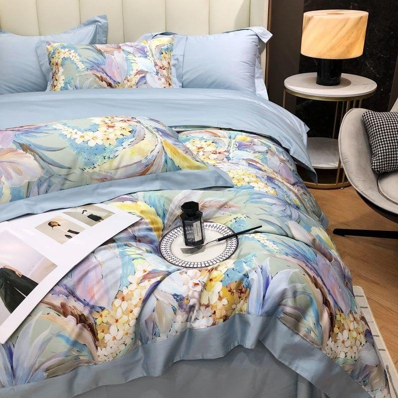 Hortensia Haven Duvet Cover Set (Egyptian Cotton)