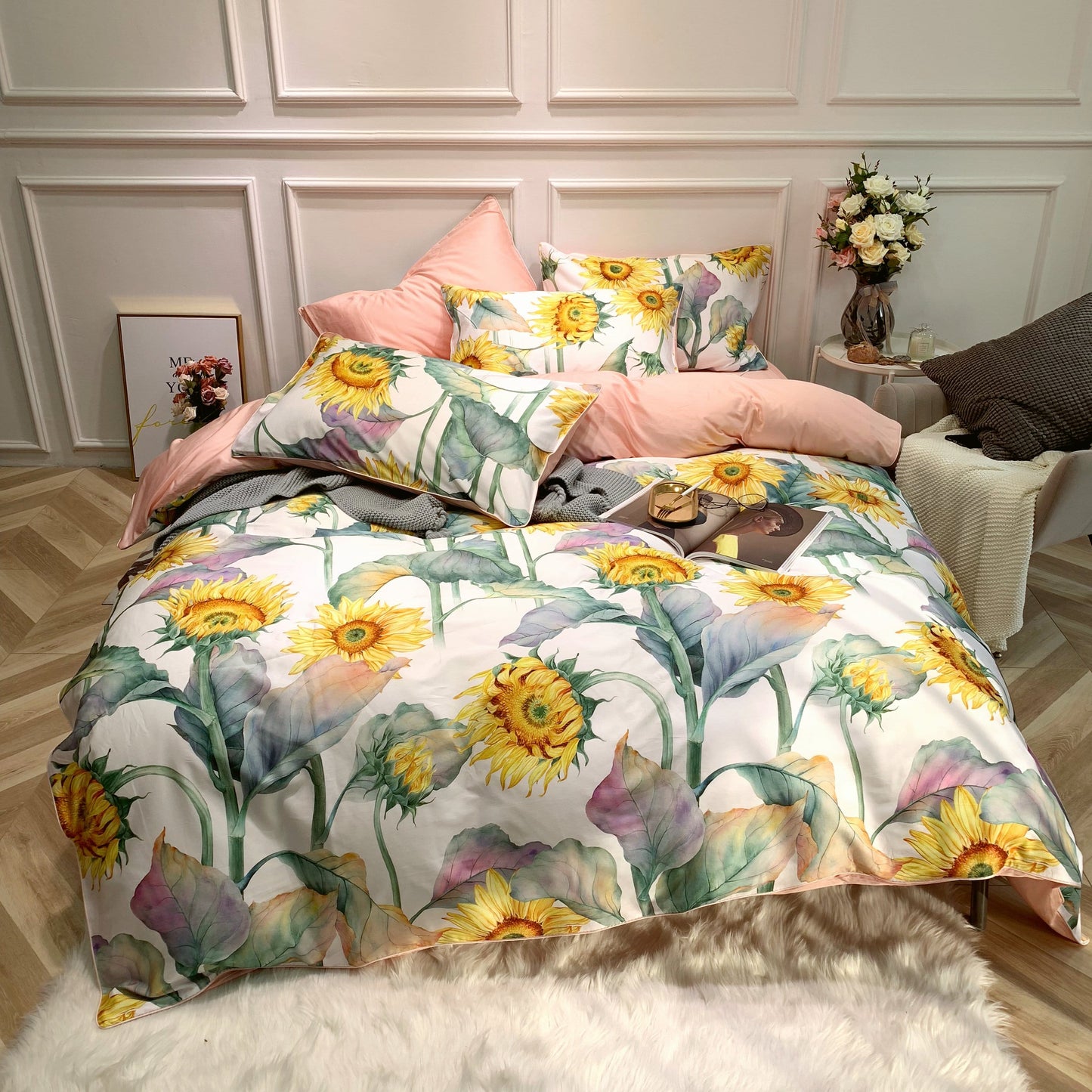 Sunflower Mae Duvet Cover Set (Egyptian Cotton)