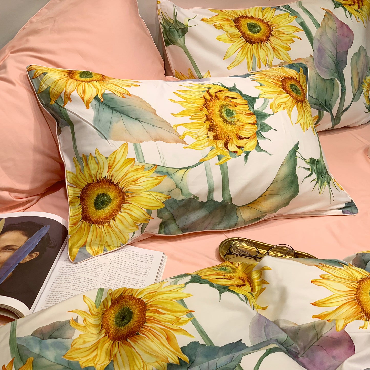 Sunflower Mae Duvet Cover Set (Egyptian Cotton)