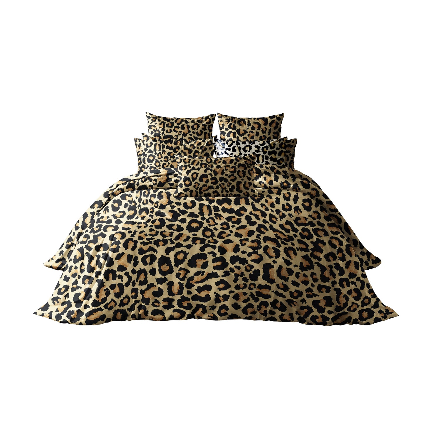 Leopard Gree Duvet Cover Set (Egyptian Cotton)