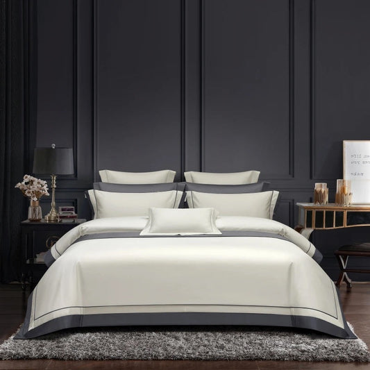 Exquisite White Egyptian Cotton Luxury Bedding Collection