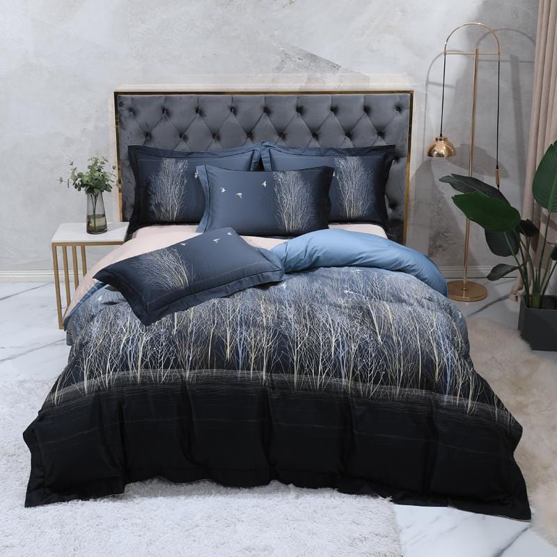 Nighttime Essence Duvet Cover Set (Egyptian Cotton)