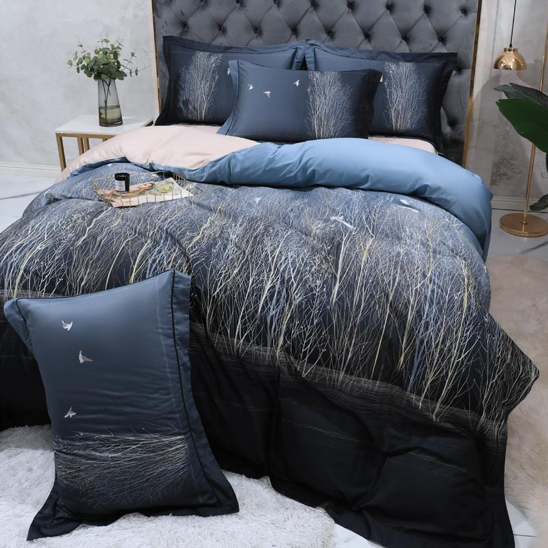 Nighttime Essence Duvet Cover Set (Egyptian Cotton)