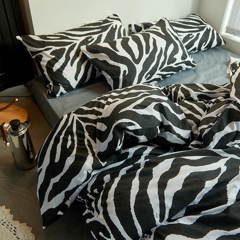 Zebra Zen Duvet Cover Set (Egyptian Cotton)