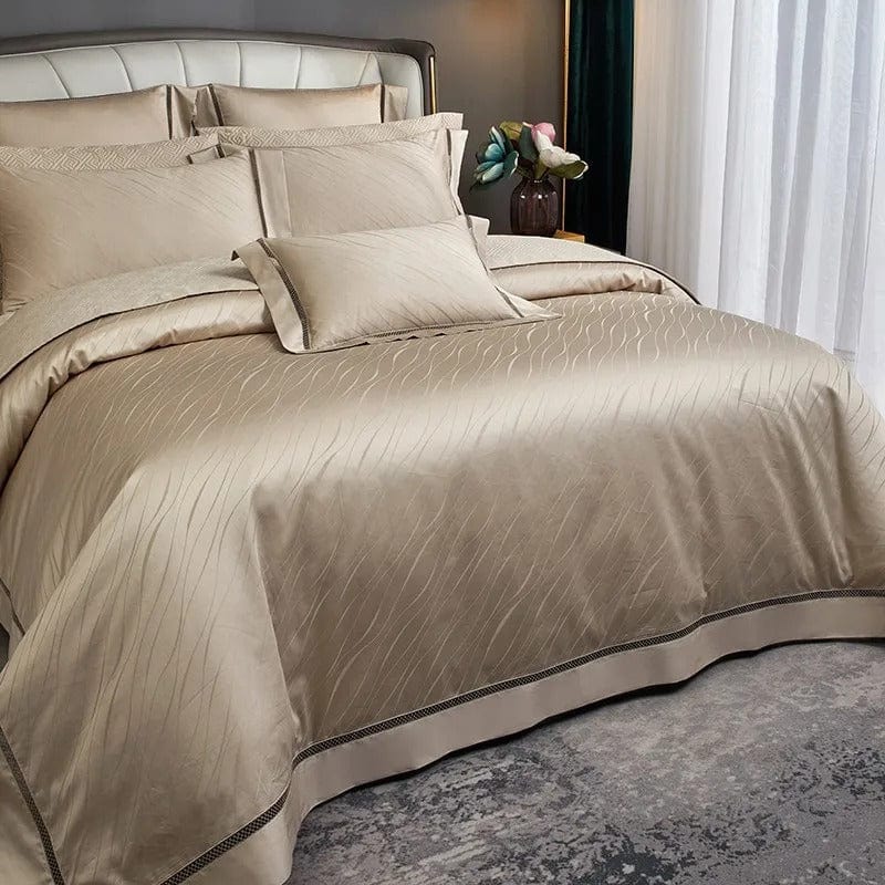 Elegance Gold Duvet Cover Set (Egyptian Cotton)