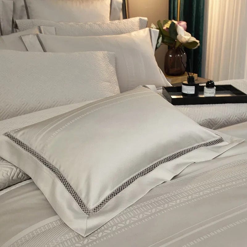 Elegance Champagne Duvet Cover Set (Egyptian Cotton)