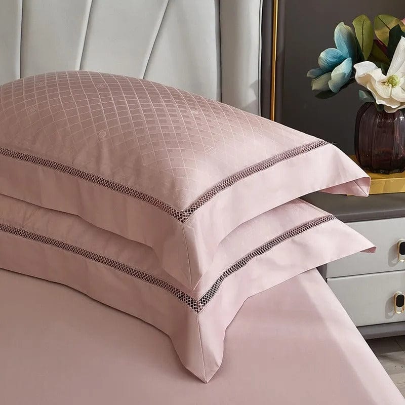 Elegance Blush Duvet Cover Set (Egyptian Cotton)