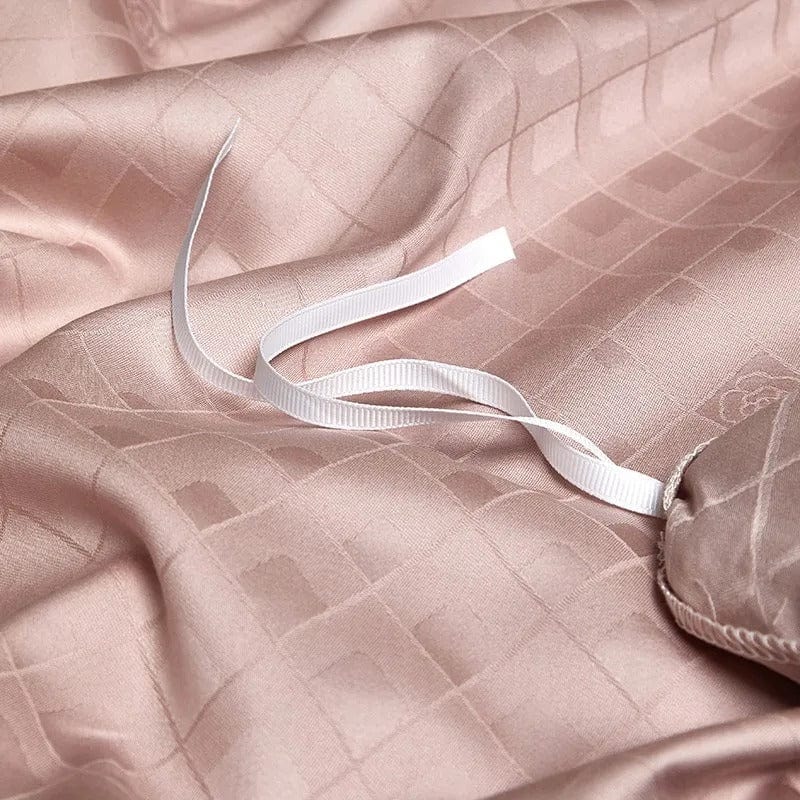 Elegance Blush Duvet Cover Set (Egyptian Cotton)