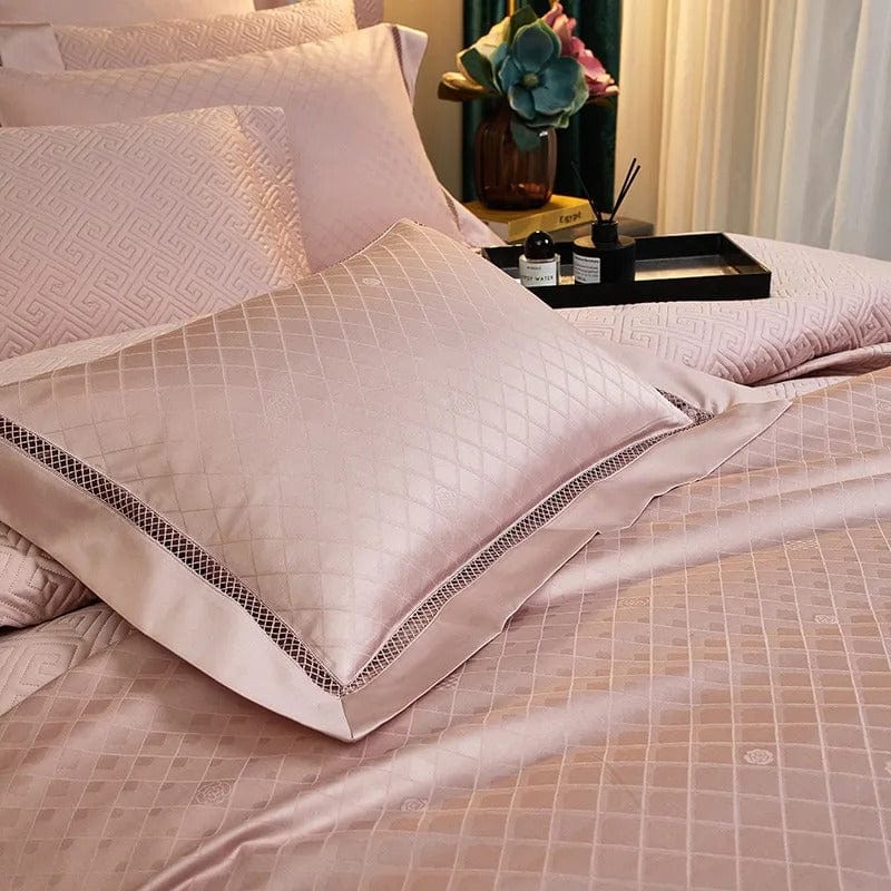 Elegance Blush Duvet Cover Set (Egyptian Cotton)