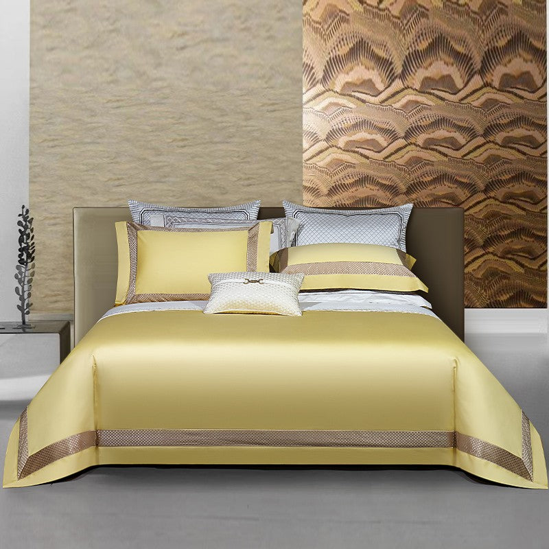 Luxurious Ecru Egyptian Cotton Bedding Collection by Sinatra