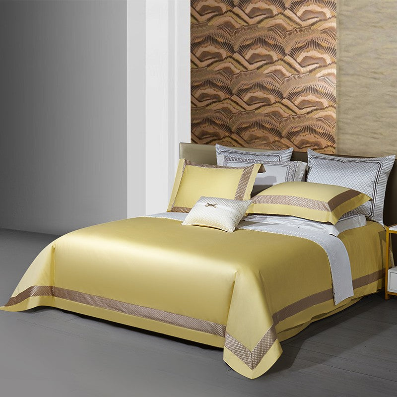 Luxurious Ecru Egyptian Cotton Bedding Collection by Sinatra