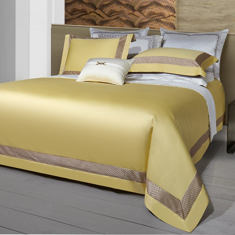 Luxurious Ecru Egyptian Cotton Bedding Collection by Sinatra