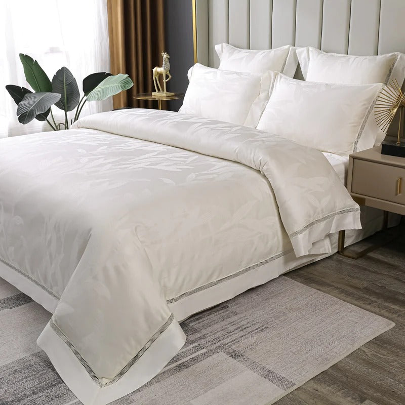 Luxurious Pagonia Vintage Jacquard Bedding Set in Premium Egyptian Cotton