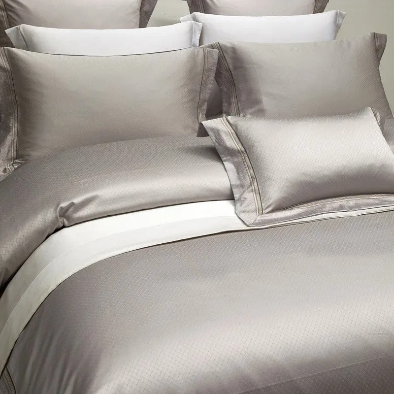 Elevate Your Sleep Experience with the Luxurious Linnea Egyptian Cotton Jacquard Bedding Set