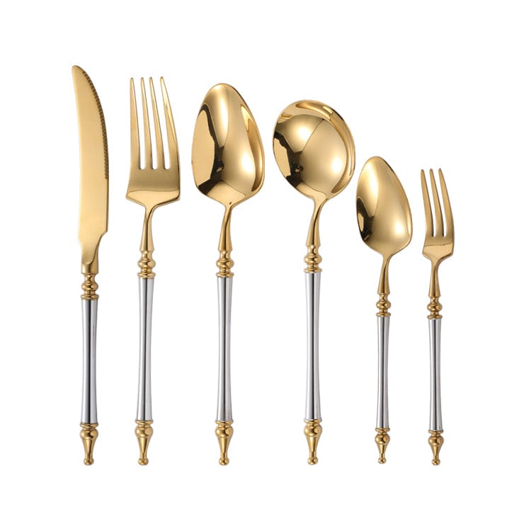 Noble Golden Cutlery Set