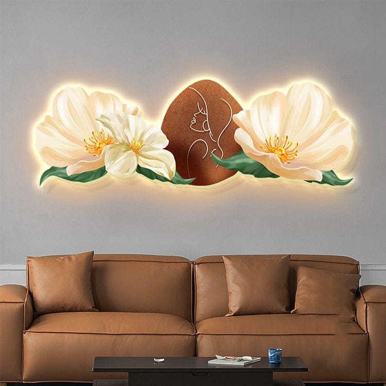 Flower Beau Art Deco Light