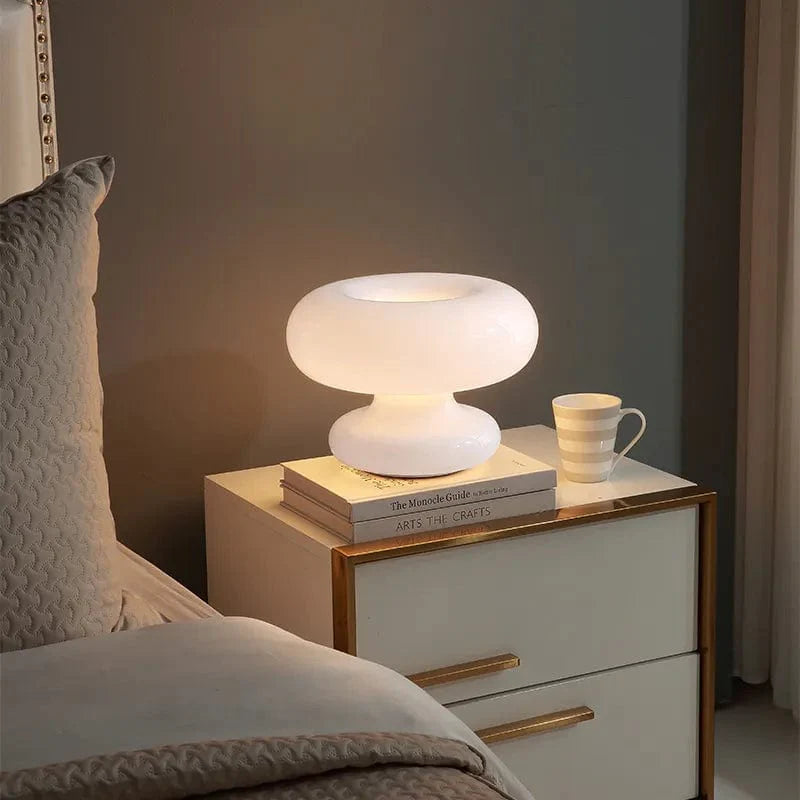 Maki White Mushroom Lamp