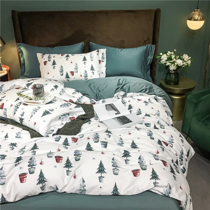 Christmas Milestone Duvet Cover Set (Egyptian Cotton)