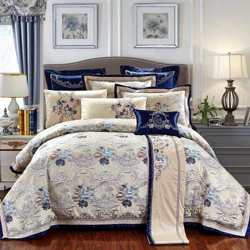 Oriental Jacquard Luxury Bedding Set (Egyptian Cotton)