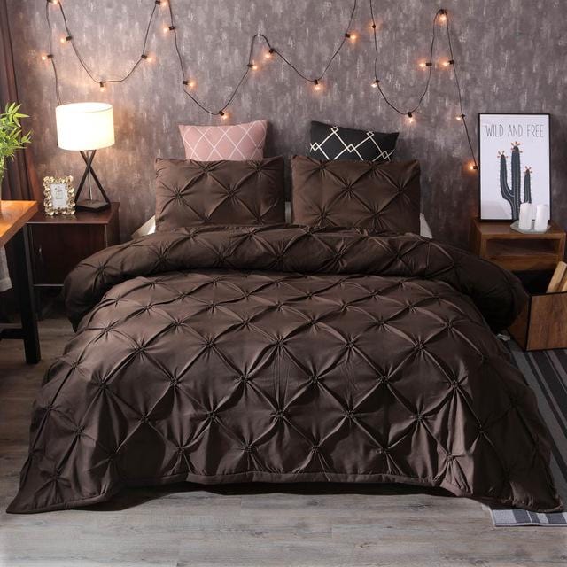 Pinch Pleat Duvet Cover Set